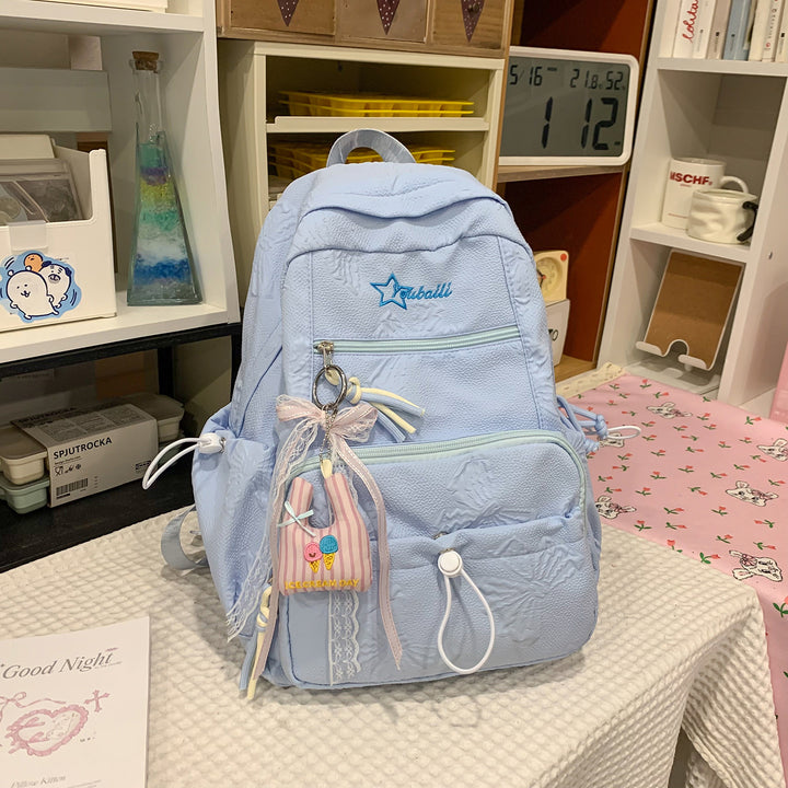 Stylish Textured Backpack Kalsten