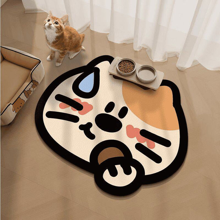 Cartoon Zebra Bath Mat for Bathrooms