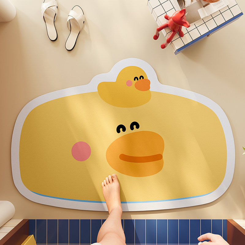 Fun Elephant-Themed Bath Mat Kalsten
