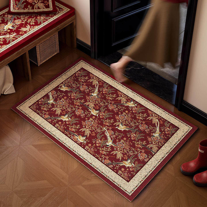 Decorative Floral Area Mat