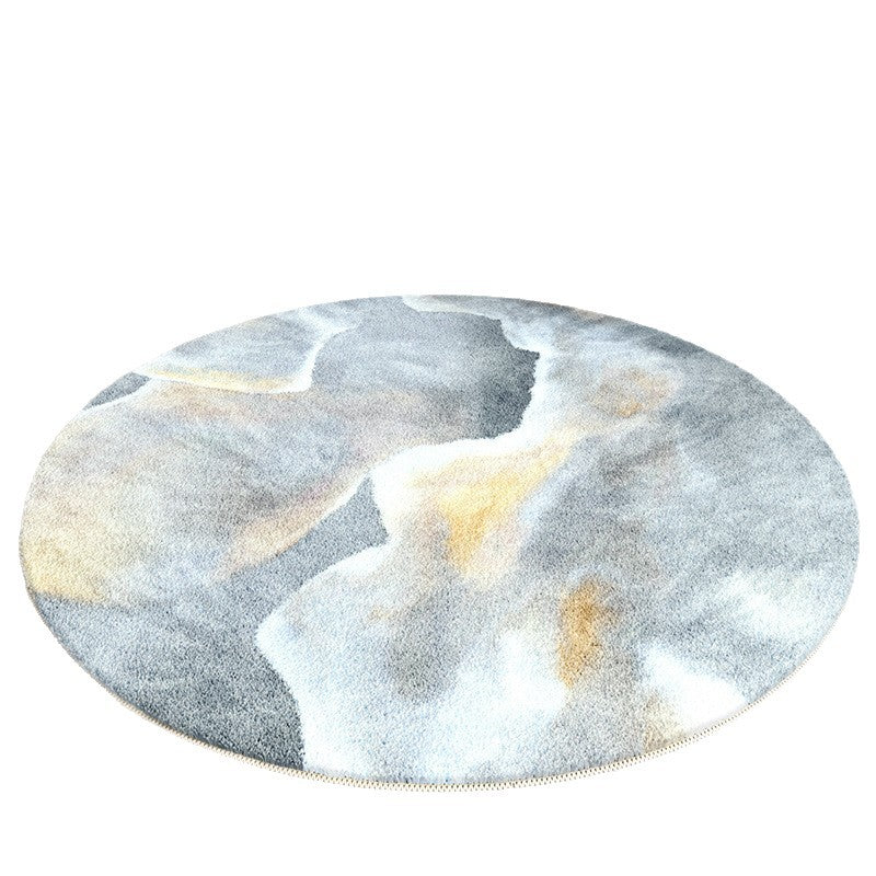 Plush Round Area Rug
