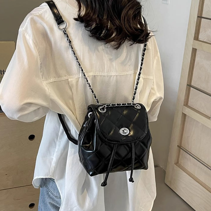 Stylish Quilted Mini Backpack Kalsten