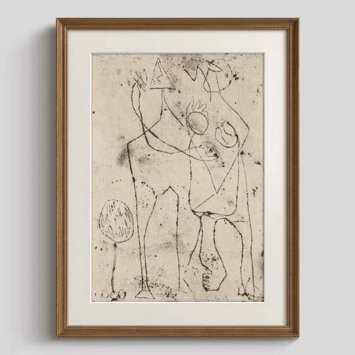 Abstract Line Art Framed Print