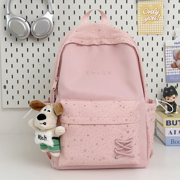 Stylish Star-Printed School Backpack Kalsten 1791205171