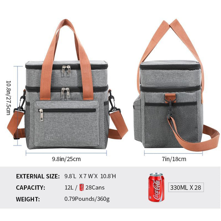Women's Insulated Lunch and Cooler Bag with Versatile Compartments Kalsten