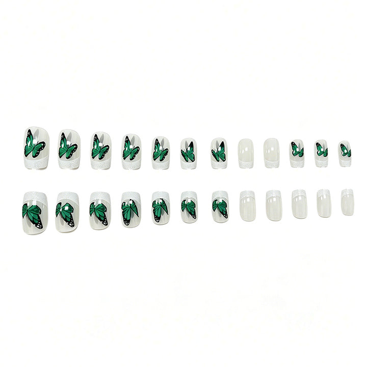 Butterfly-Themed Nail Art Enhancements Kalsten
