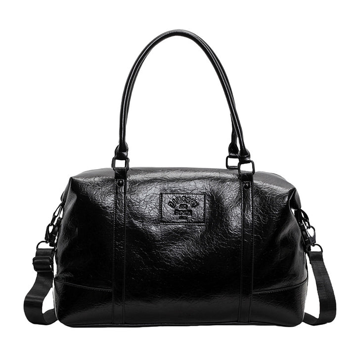Leather Travel Duffle Bag