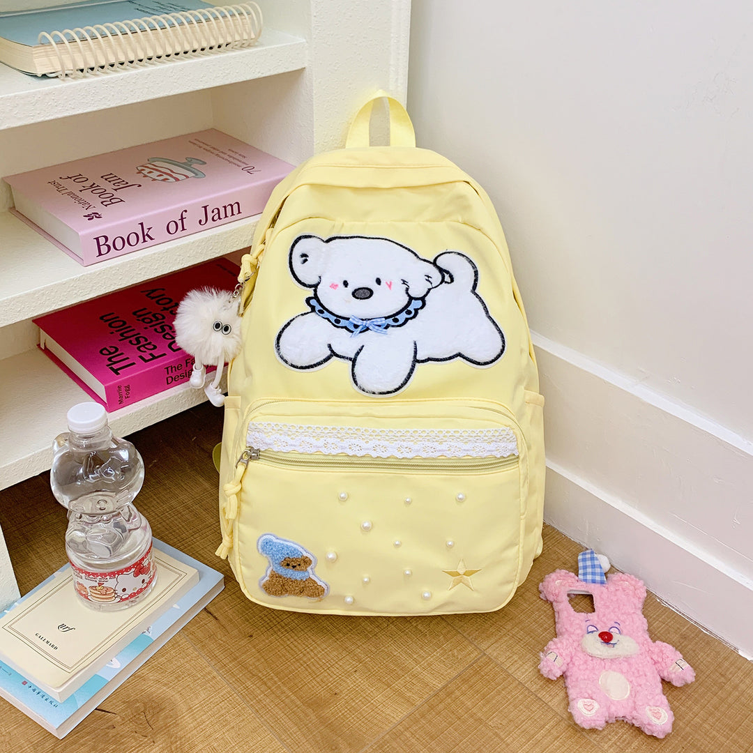 Cute Cartoon Character Print Backpack Kalsten