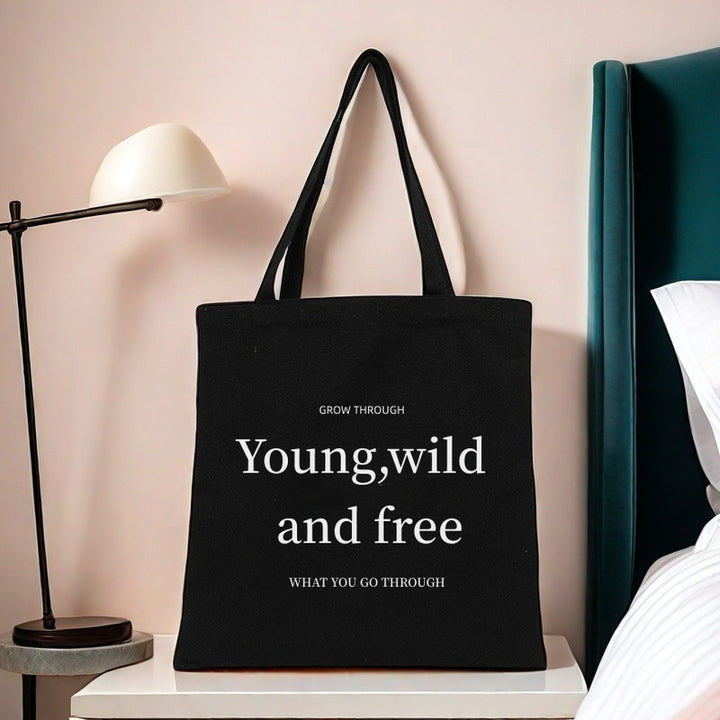 Motivational Canvas Tote Bag Kalsten
