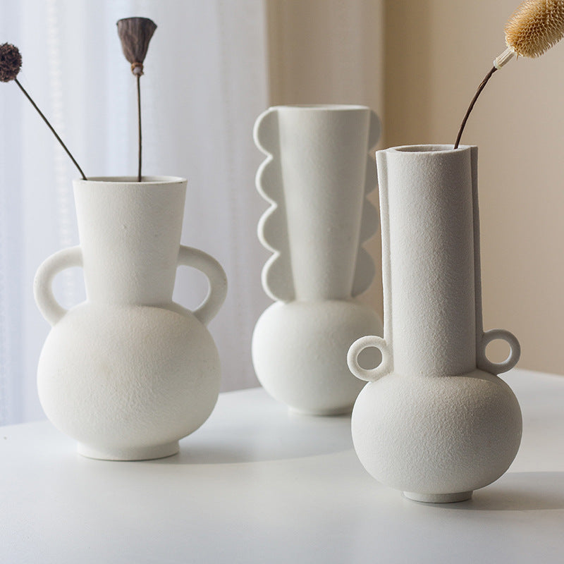 Artistic Textured Ceramic Vase