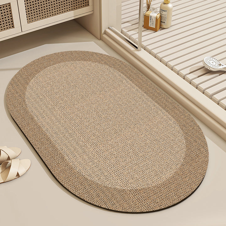 Round Non-Slip Bathroom Mat