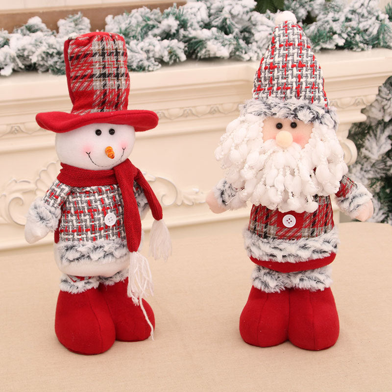 Plush Holiday Santa Figurine Kalsten