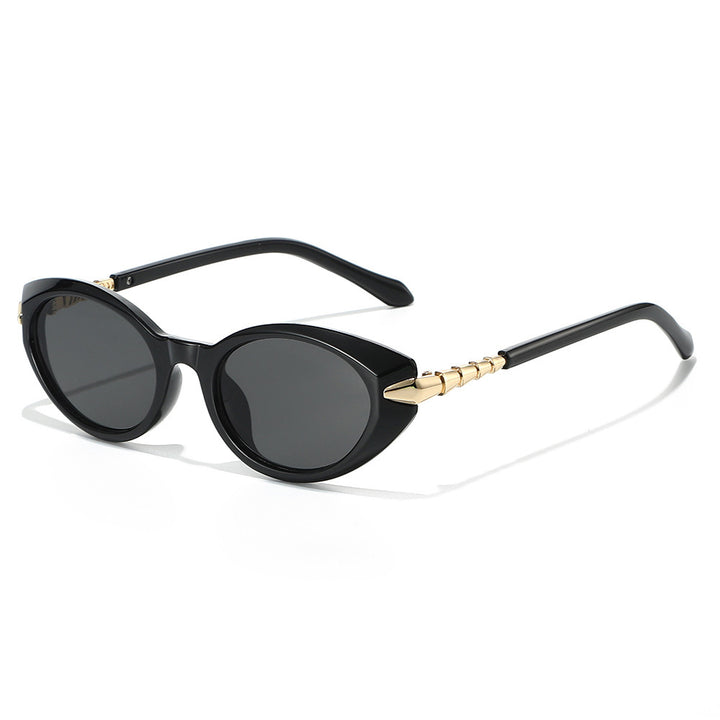 Designer Cat-Eye Sunglasses with Gold Accents Kalsten