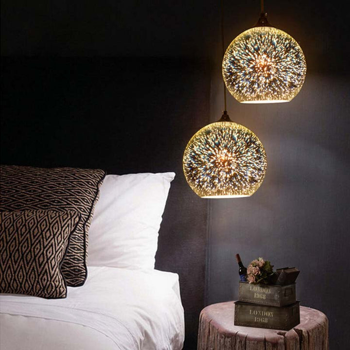 Decorative Sparkling Glass Pendant Light