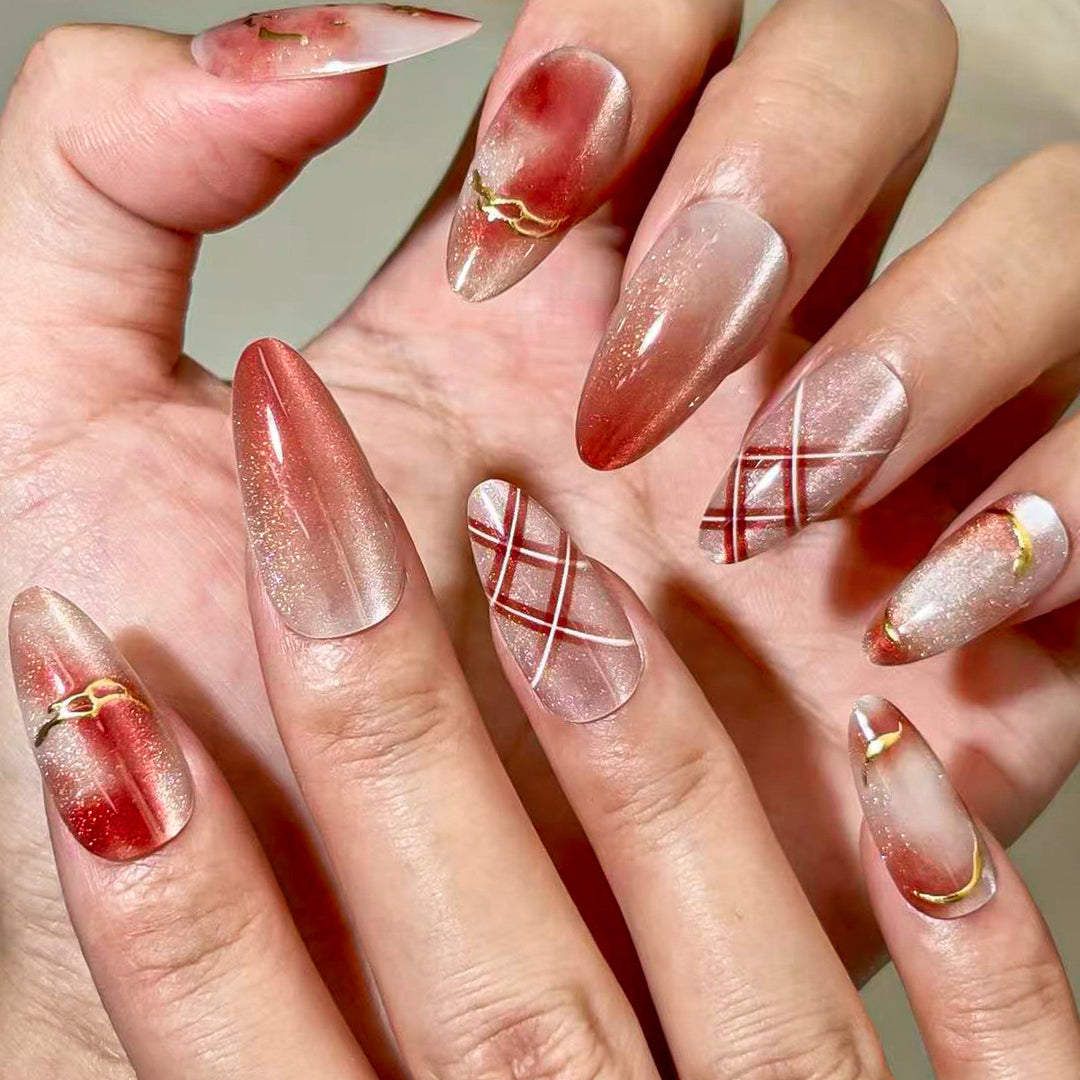 Premium Designer Press-On Nail Set Kalsten