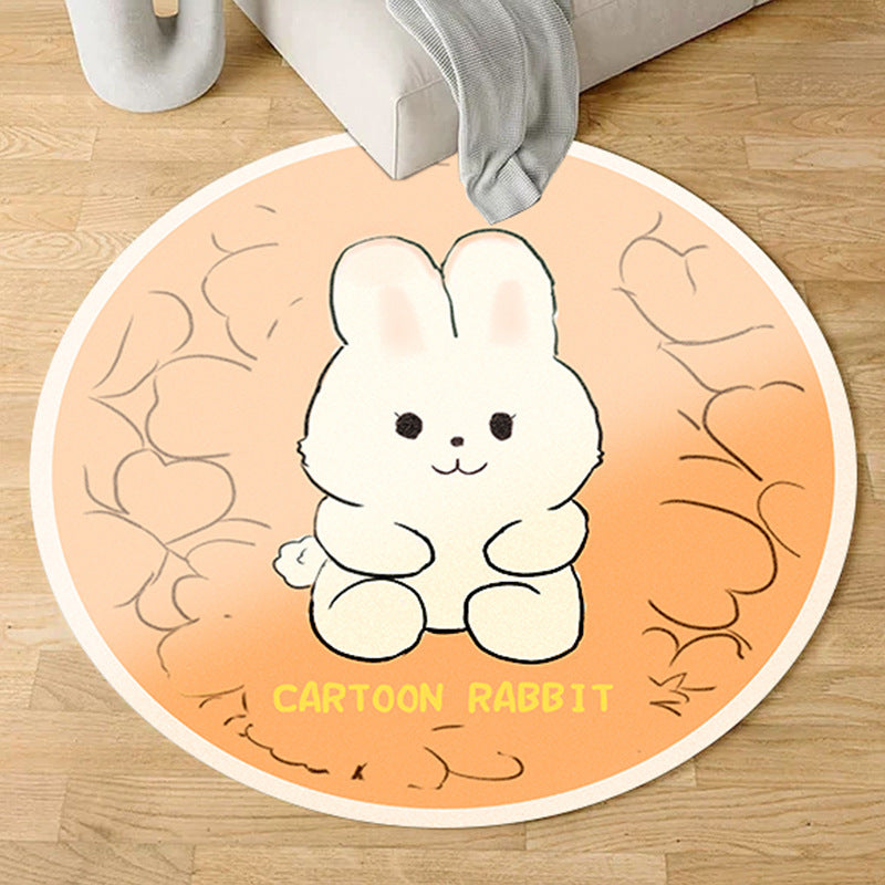 Plush Floral-Shaped Area Rug Kalsten