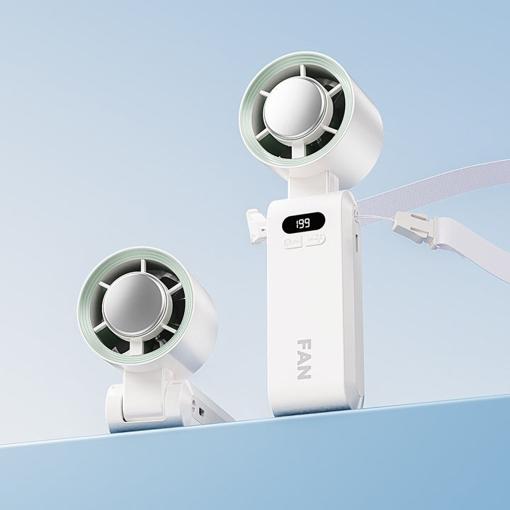 Unisex Portable Multifunction Fan with Digital Temperature Display Kalsten