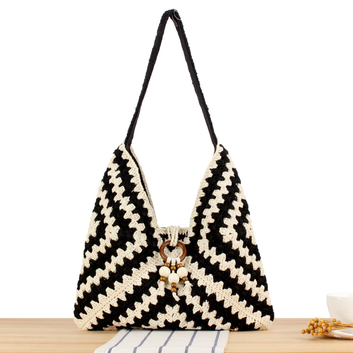 Handbag in Stylish Chevron Design Kalsten