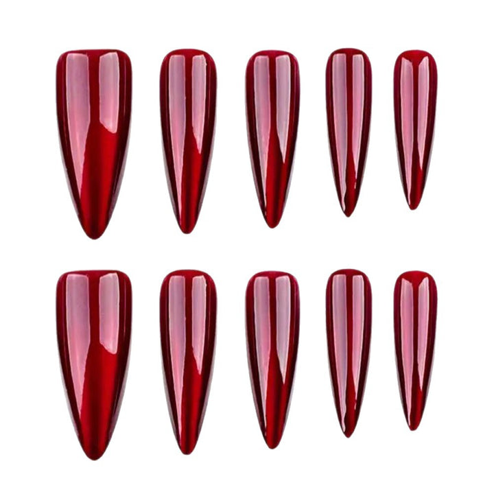 Premium Glossy Stiletto False Nail Collection Kalsten