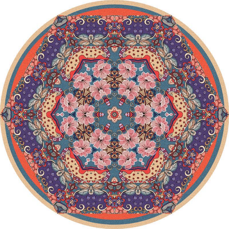 Round Decorative Area Rug Kalsten