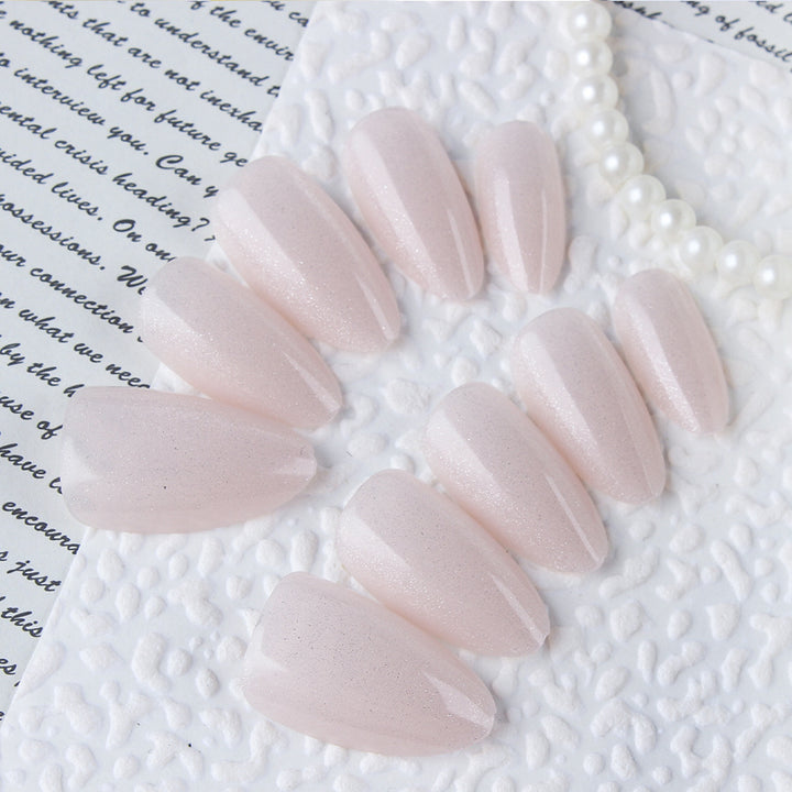 Elegant Glitter Nail Extensions Kalsten