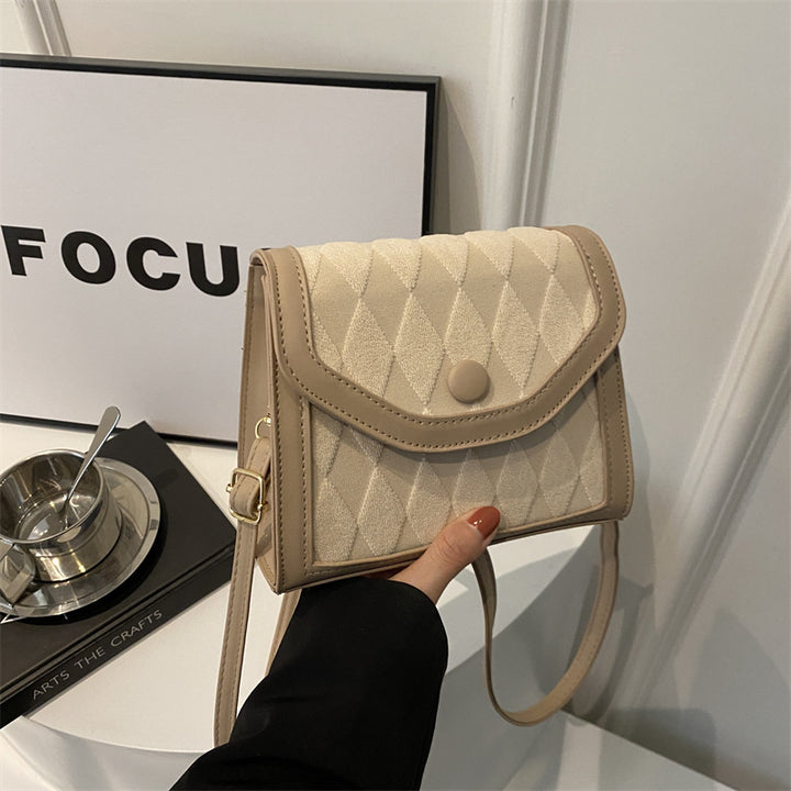 Elegant Quilted Handheld Shoulder Bag