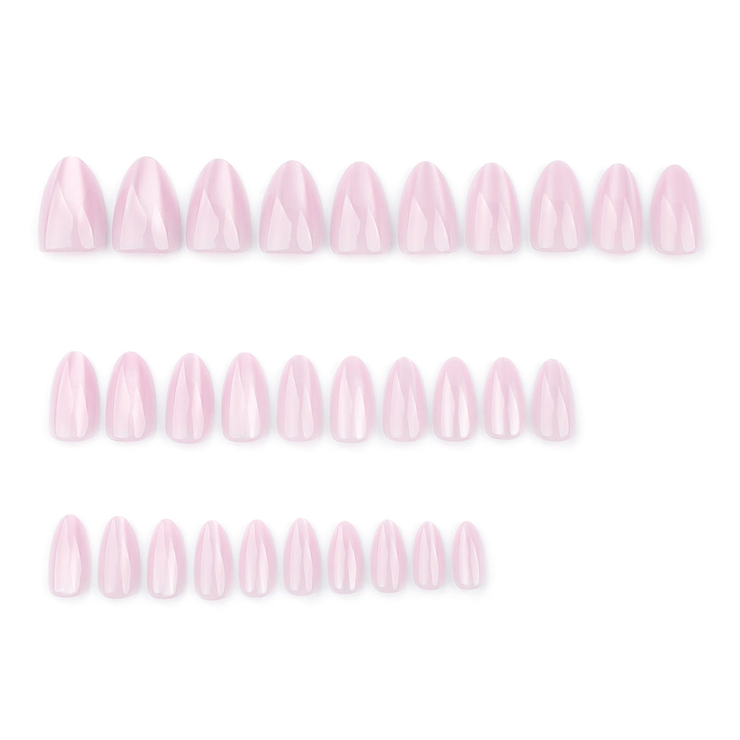 Artful Gel Nails with Elegant Glamour Finish Kalsten