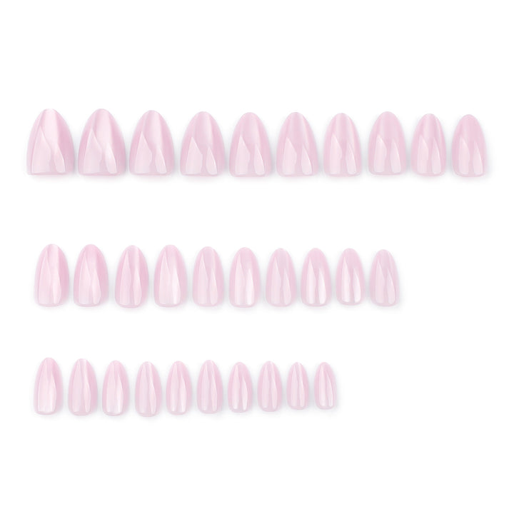 Artful Gel Nails with Elegant Glamour Finish Kalsten
