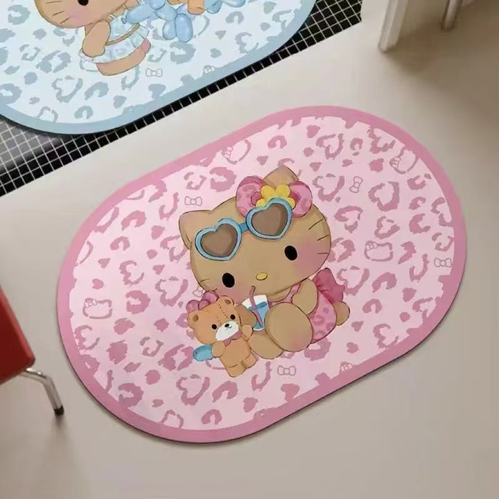 Hello Kitty-Themed Bath Mat Kalsten