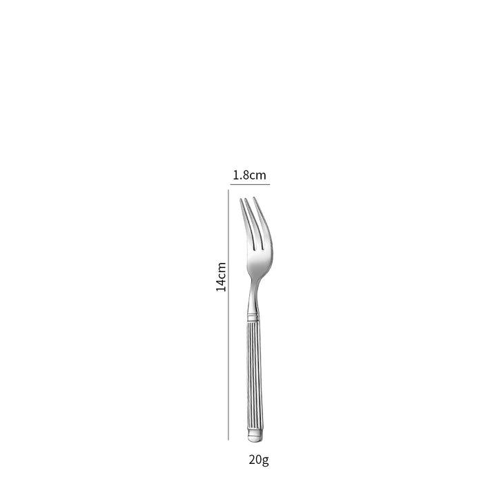 Elegant dessert spoon with exclusive surface design Kalsten