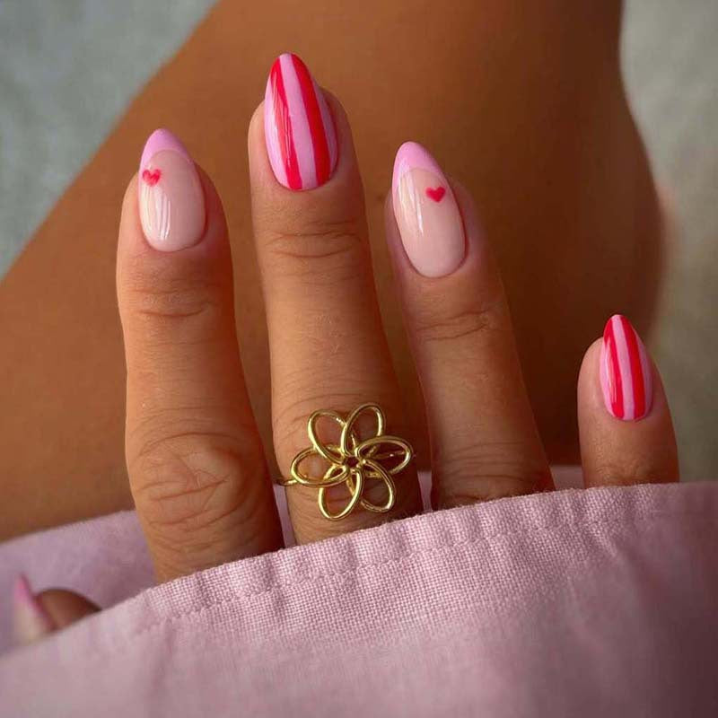Creative Striped Nail Art