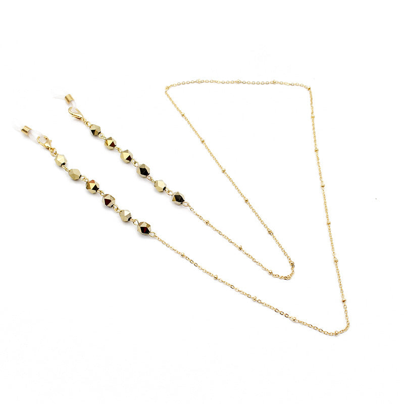 Crystal-Embellished Eyewear Chain Kalsten