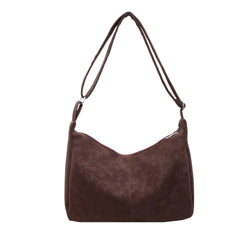WoSoft Textured Faux Leather Hobo Bag Kalsten
