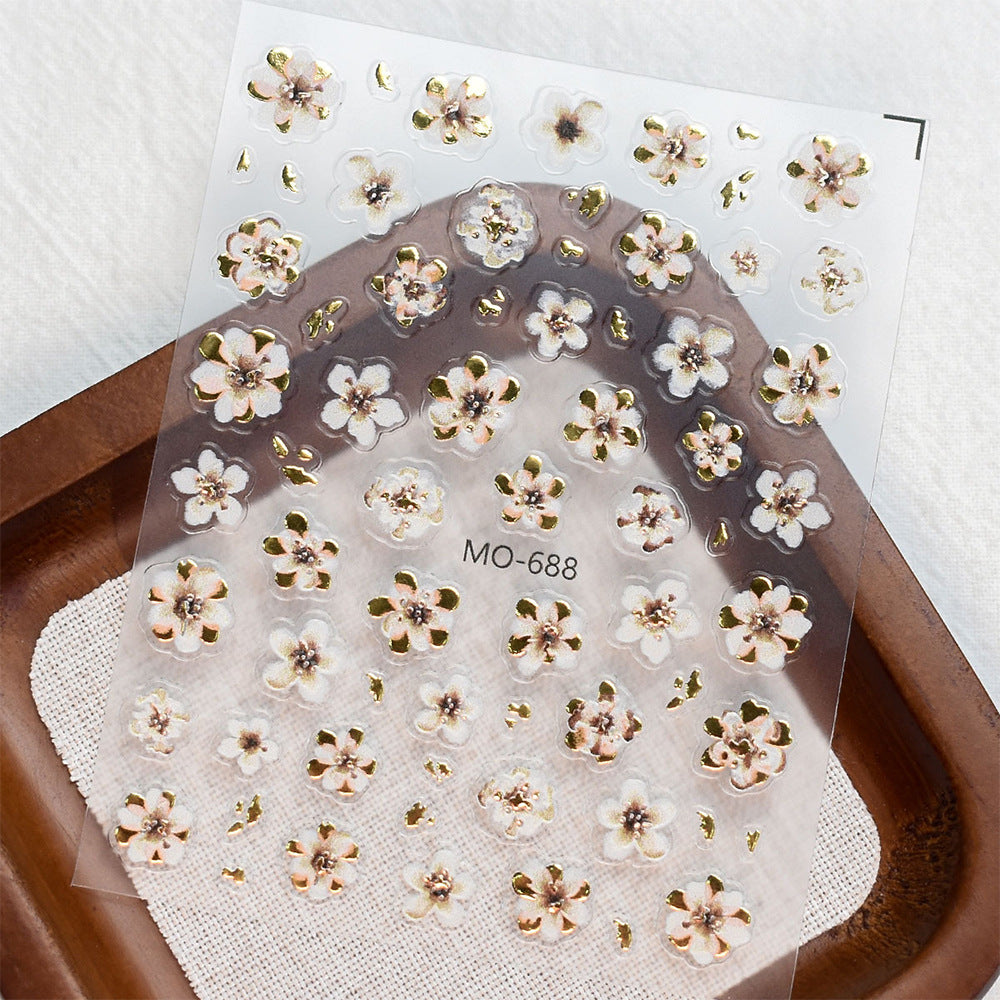 Floral Nail Art Sticker Sheet  1791507000