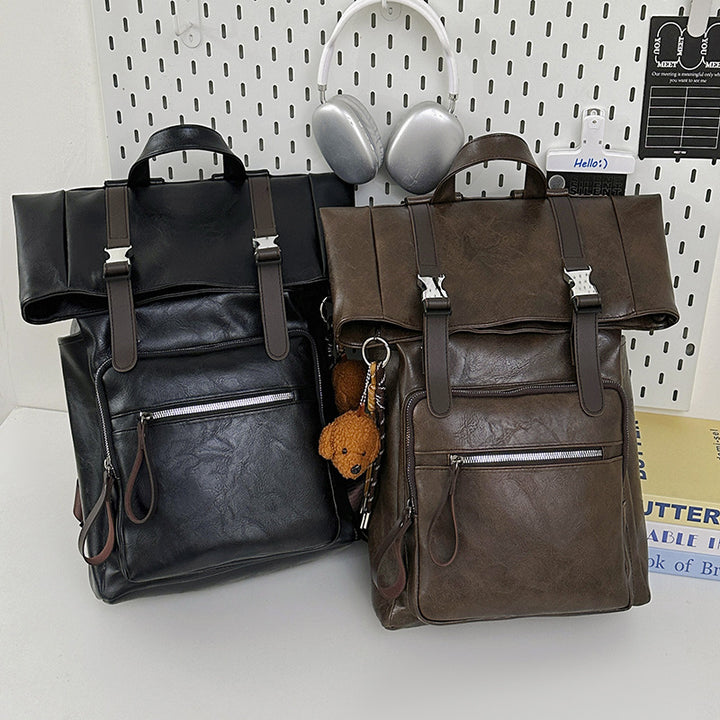 Stylish Leather Backpack Kalsten