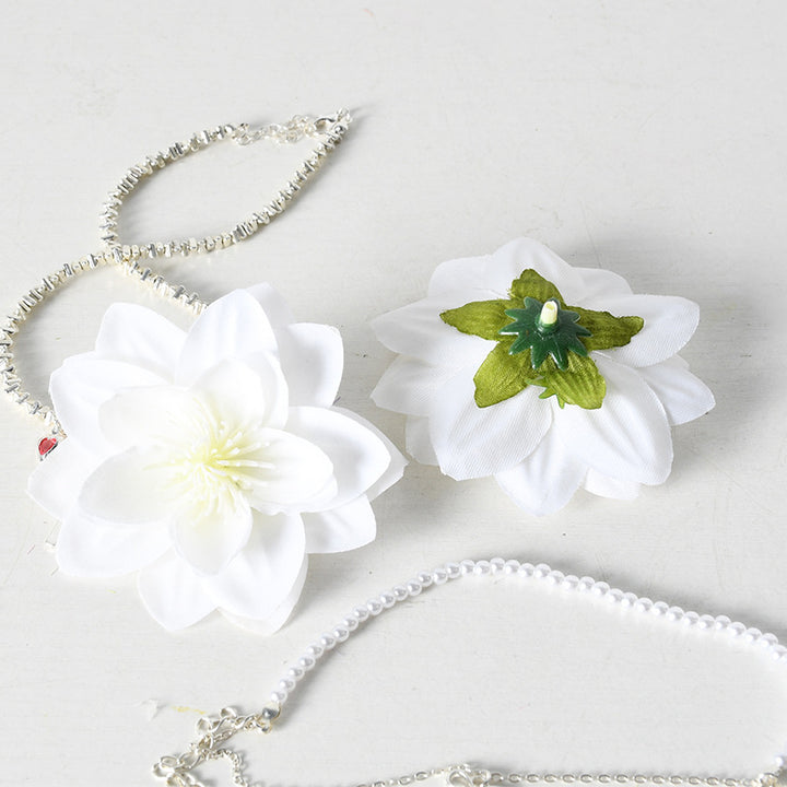 Floral Embellished Hair Clips