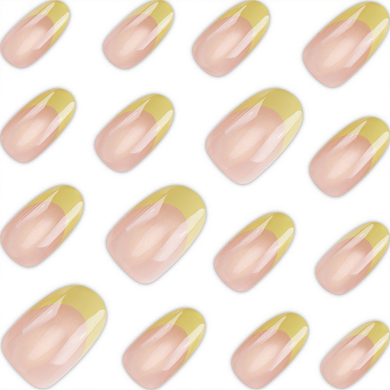 Elegant Glossy Press-On Nail Set Kalsten