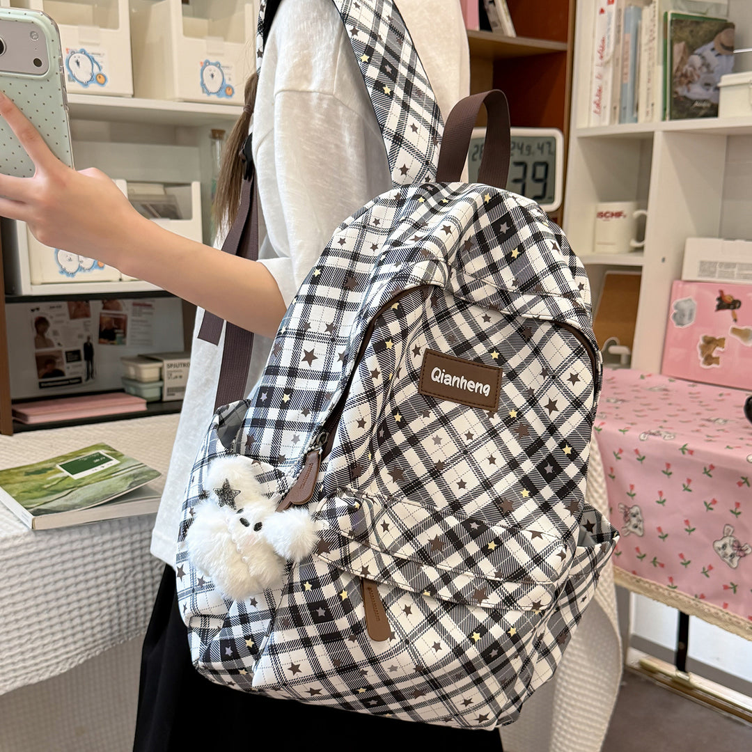 Stylish Geometric Patterned Backpack Kalsten