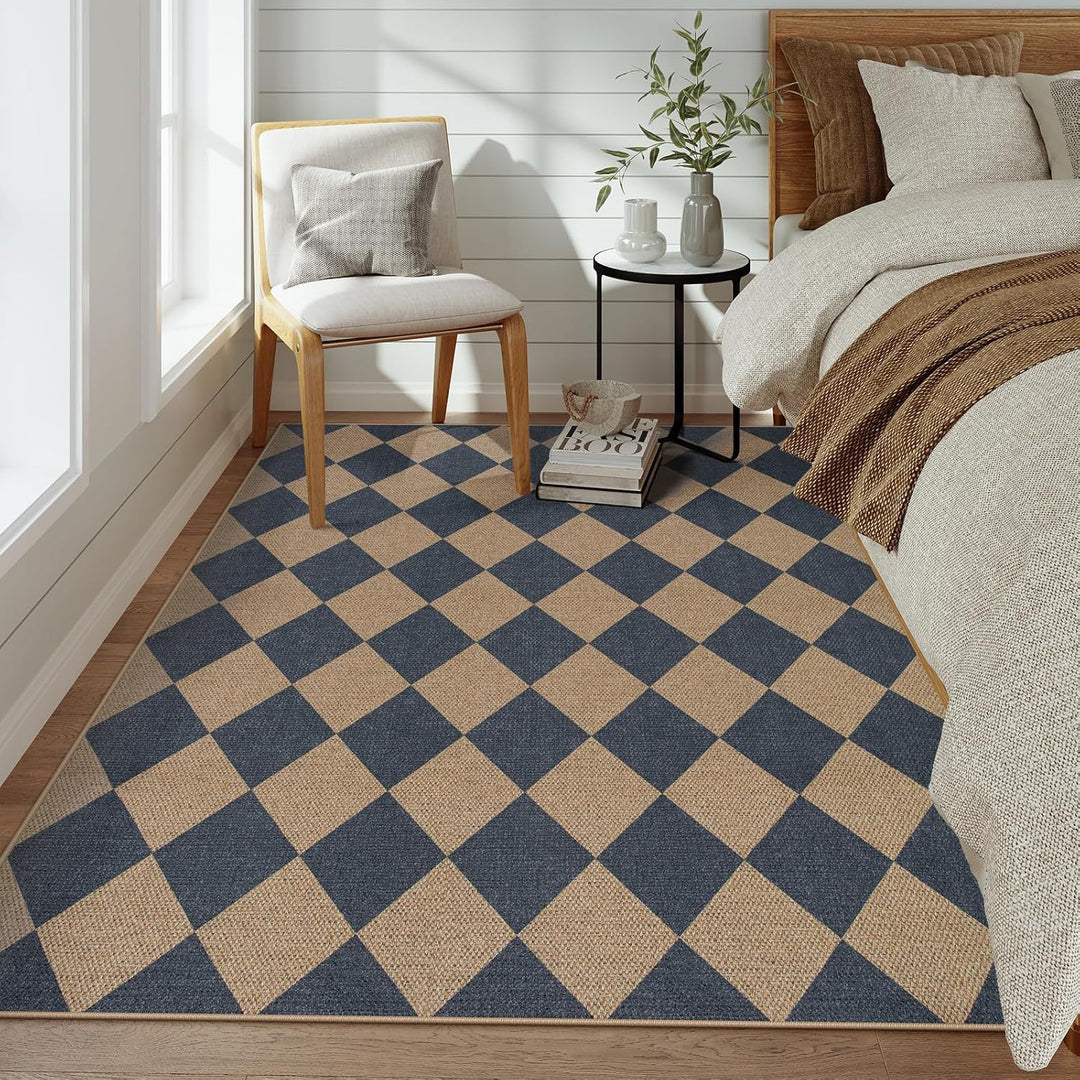 Stylish Diamond Pattern Outdoor Area Rug Kalsten