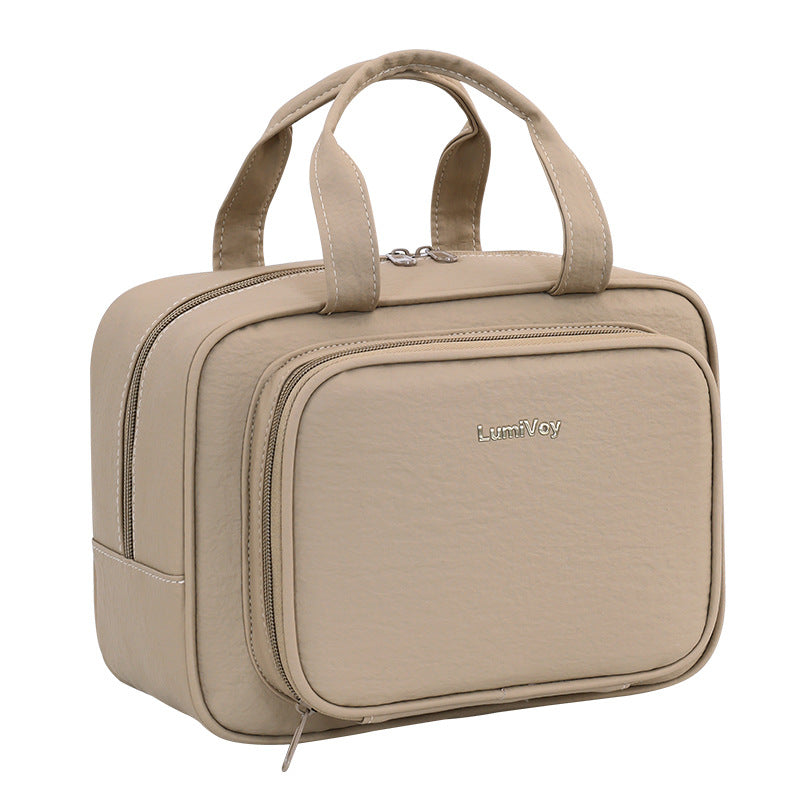 Cosmetic Organizer with Practical Viewing Window and Intelligent Compartment Layout Kalsten