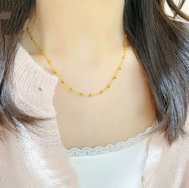 Beaded Chain Necklace Kalsten