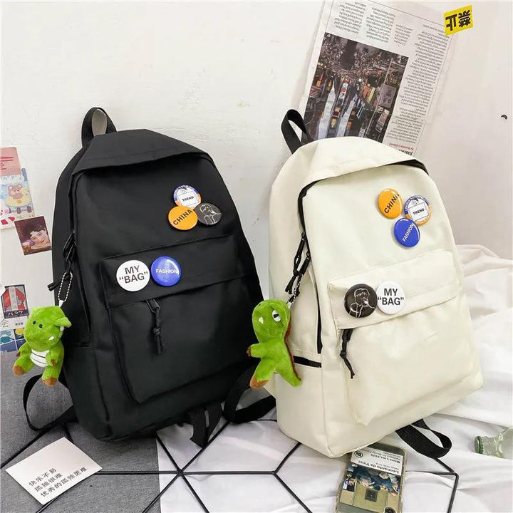 Backpack with Creative Badge Design Kalsten
