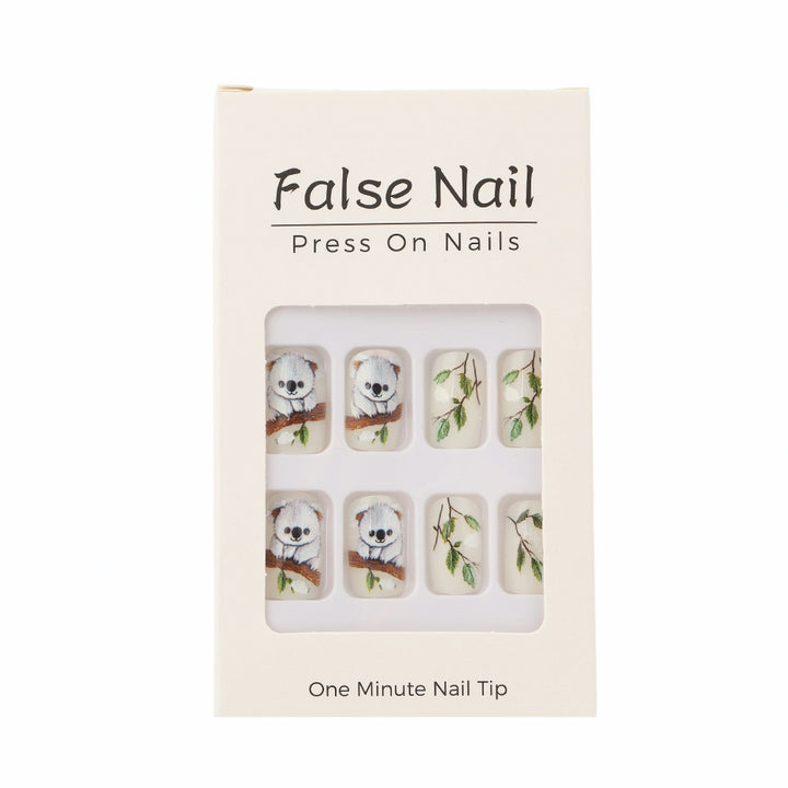 Creative panda design artificial nails Kalsten