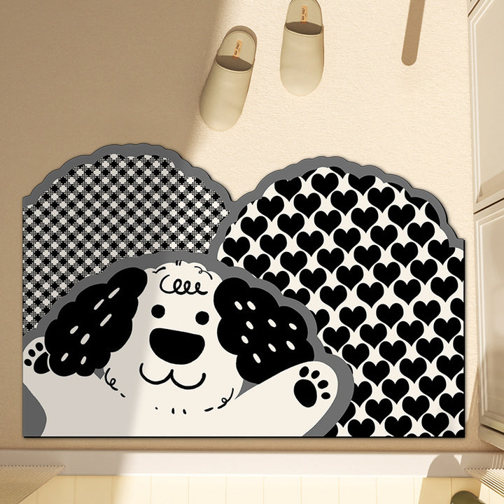 Playful Pet-Themed Doormat