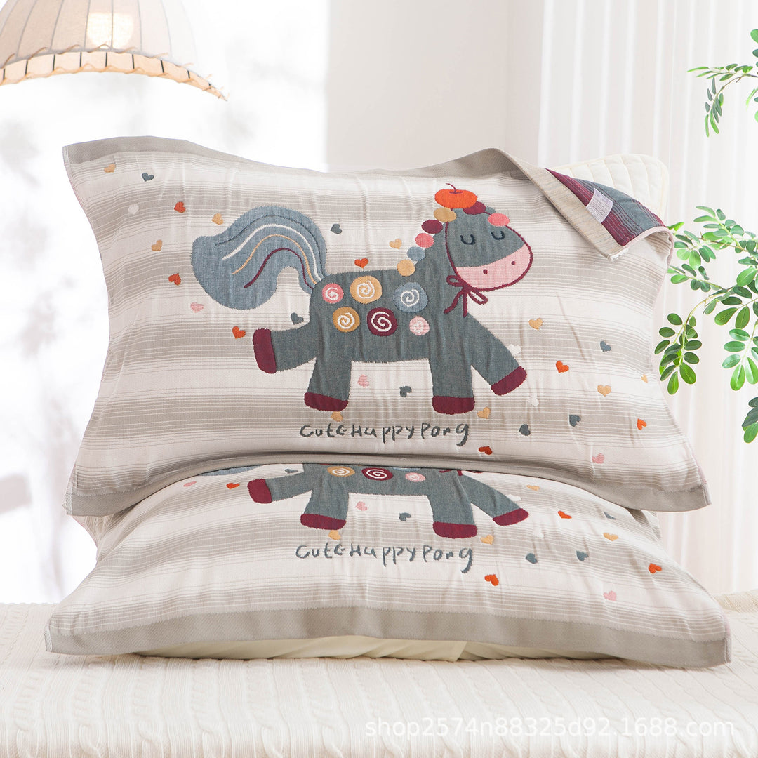 Women's pillowcase with cute horse motif Kalsten