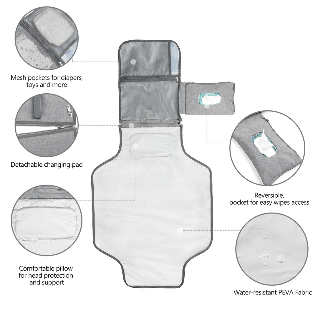 Practical changing bag with multifunctional compartments Kalsten