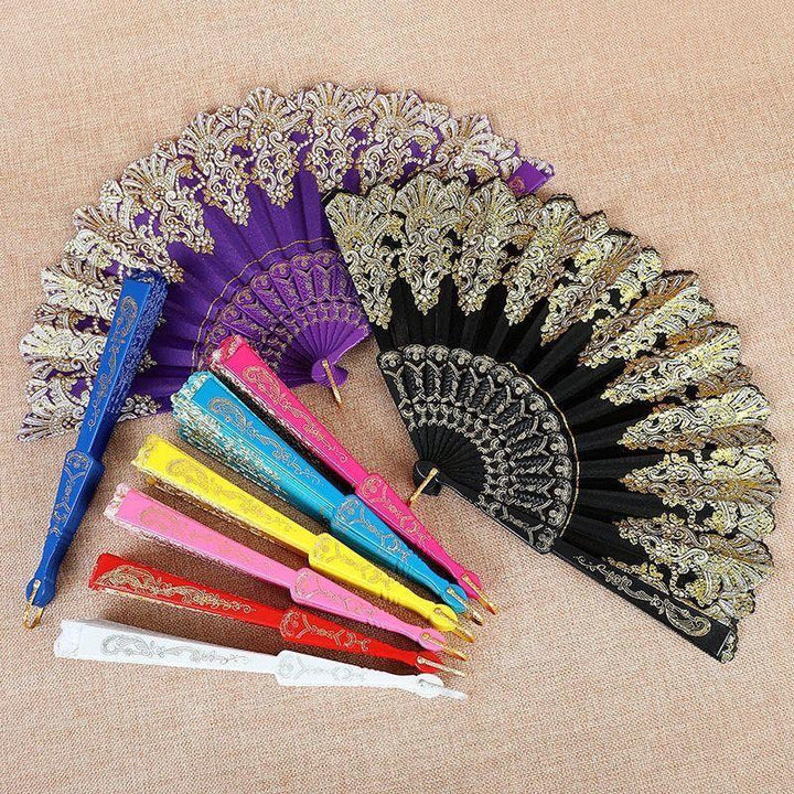 Women's fan with exquisite filigree ornamentation Kalsten