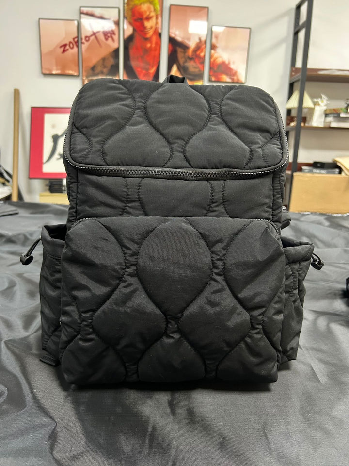 Quilted Multi-Compartment Day Backpack Kalsten