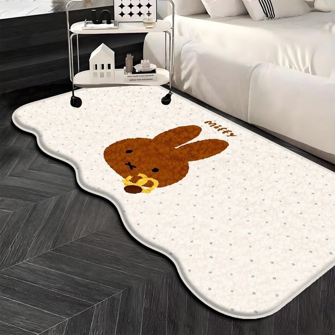 Cartoon-Themed Plush Area Rug