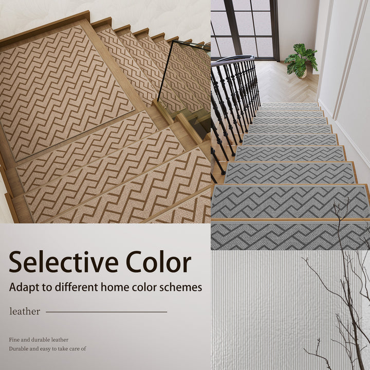 Geometric Patterned Stair Treads